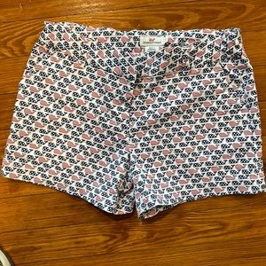 Vineyard Vines red white and blue shorts